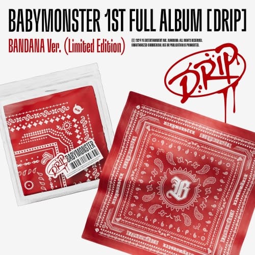 베이비몬스터 (BABYMONSTER) - 1st FULL ALBUM [DRIP] (BANDANA Ver. Limited Edition)