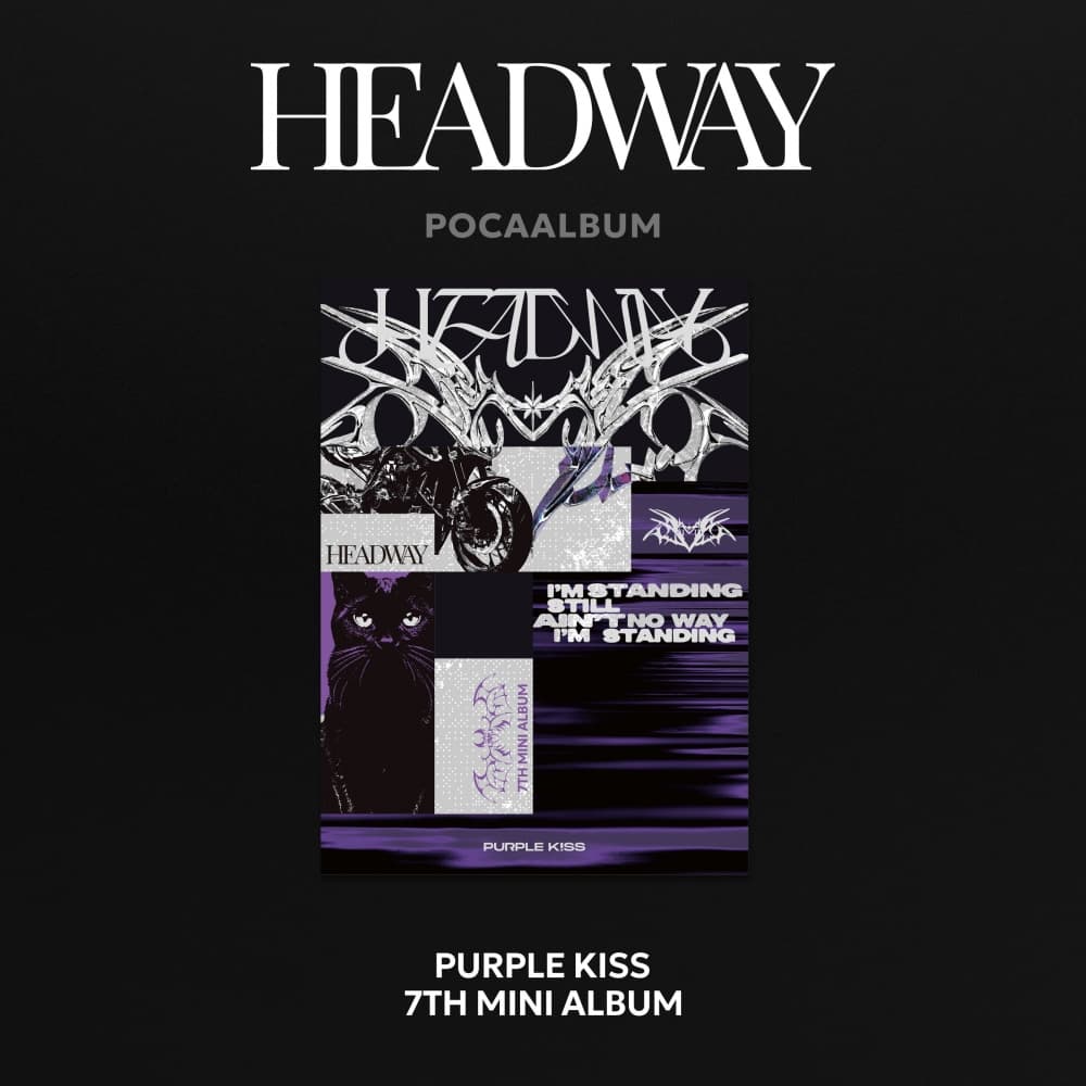 퍼플키스 (PURPLE KISS) - 7th Mini Album [HEADWAY] (POCAALBUM)
