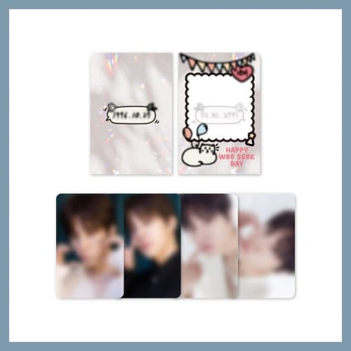 김우석(KIM WOO SEOK)_01.미니 L 홀더 & 포토카드 세트_BIRTHDAY FANMEETING [하늘연달, 스물일곱번째 오후] OFFICIAL MD
