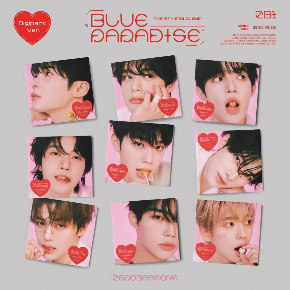 ZEROBASEONE - The 5th Mini Album [BLUE PARADISE] (Digipack Ver.) (랜덤)
