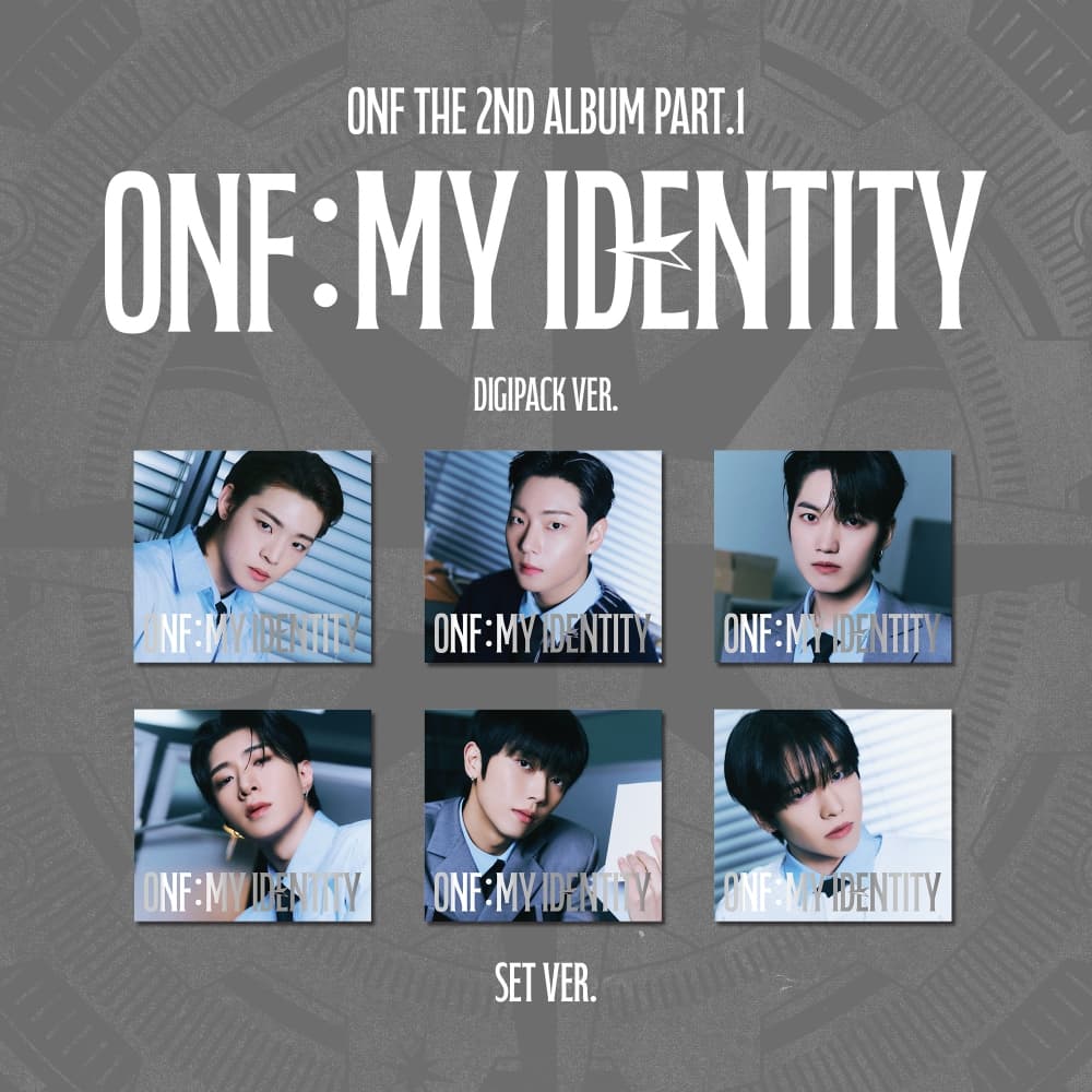 [세트/앨범6종] 온앤오프 (ONF) - The 2nd Album Part.1 [ONF:MY IDENTITY] DIGIPACK ALBUM
