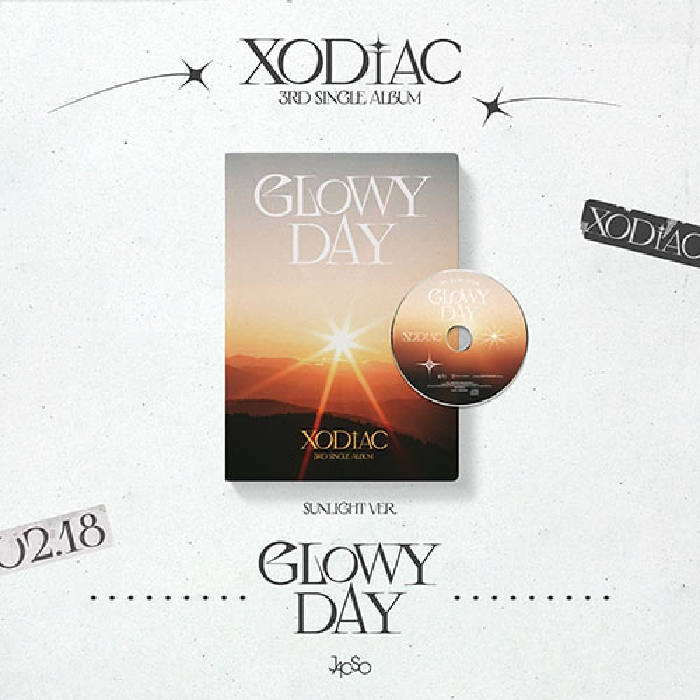 소디엑 (XODIAC) - 3RD SINGLE [GLOWY DAY] (SUNLIGHT Ver.)