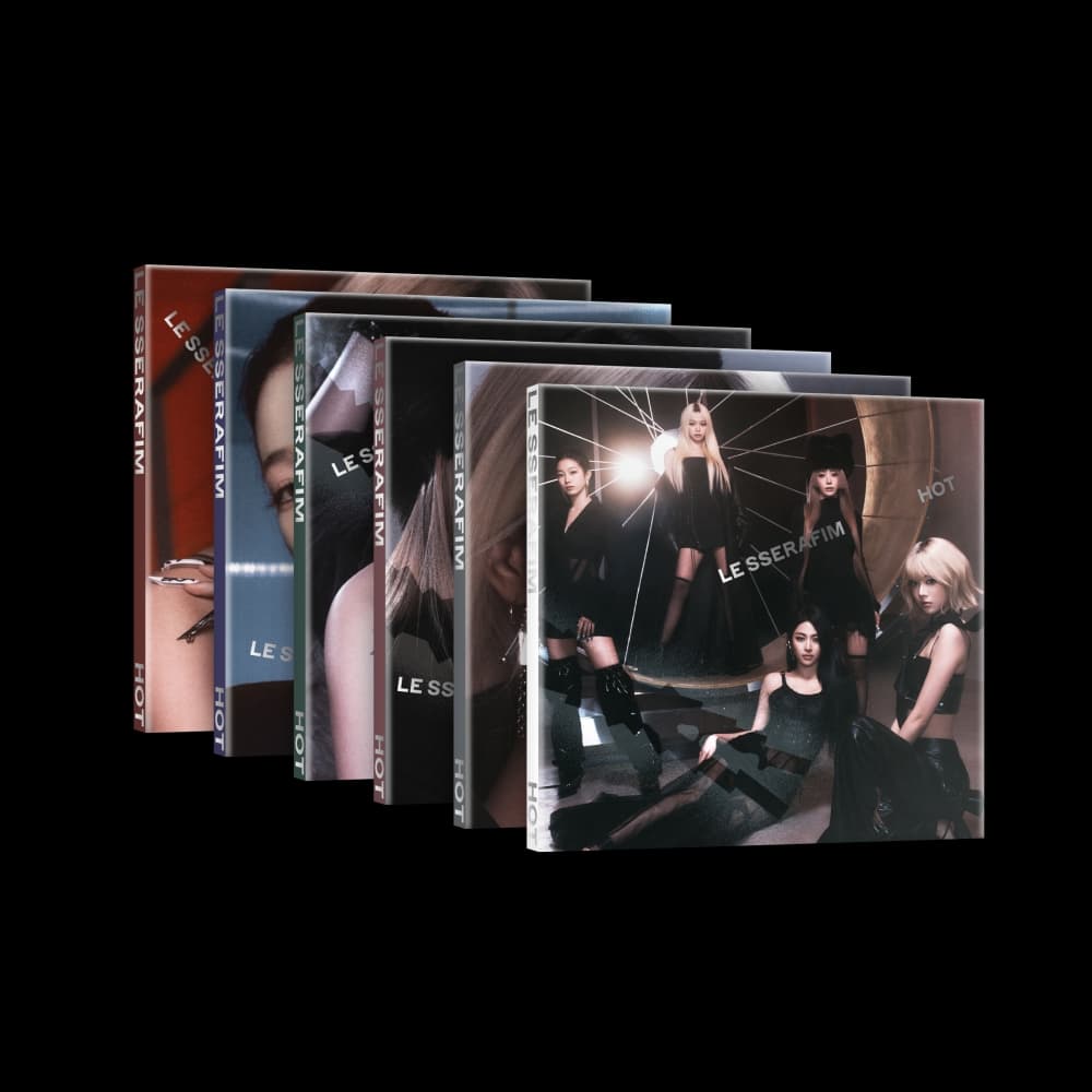 [세트/앨범6종] 르세라핌 (LE SSERAFIM) - 5th Mini Album 'HOT' (COMPACT ver.)