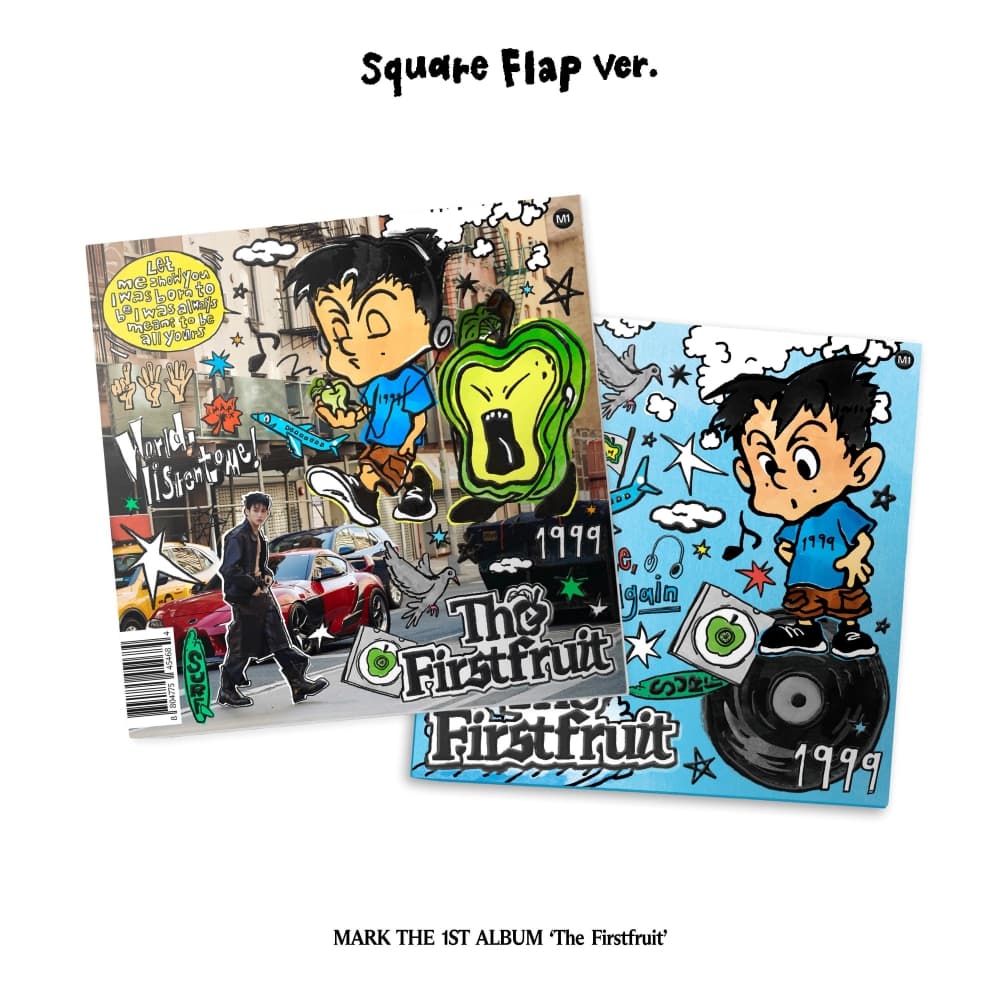 [세트/앨범2종] 마크 (MARK) - 정규1집 [The Firstfruit] (Square flap Ver.)