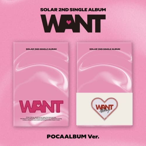 솔라 (SOLAR) - 2nd Single Album [WANT] (POCAALBUM Ver.)