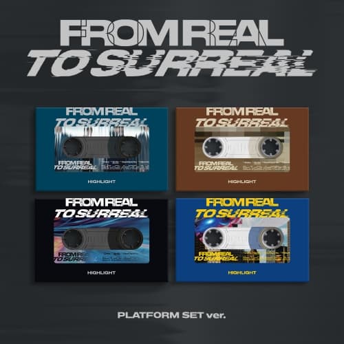 [세트/앨범4종] 하이라이트 (Highlight) - The 6th MINI ALBUM [From Real to Surreal] (PLATFORM Ver.)