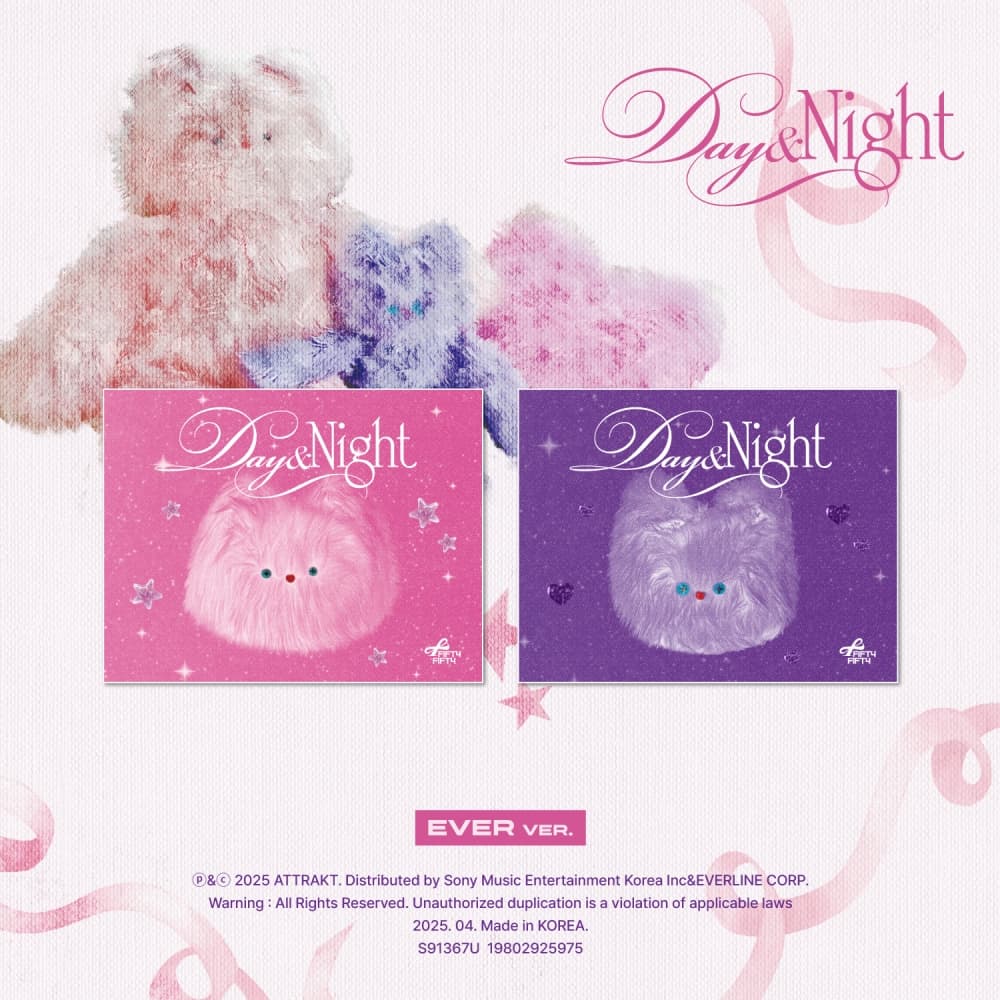 FIFTY FIFTY (피프티 피프티) - 3RD MINI ALBUM [Day & Night] (Night VER.) (EVER VER.)