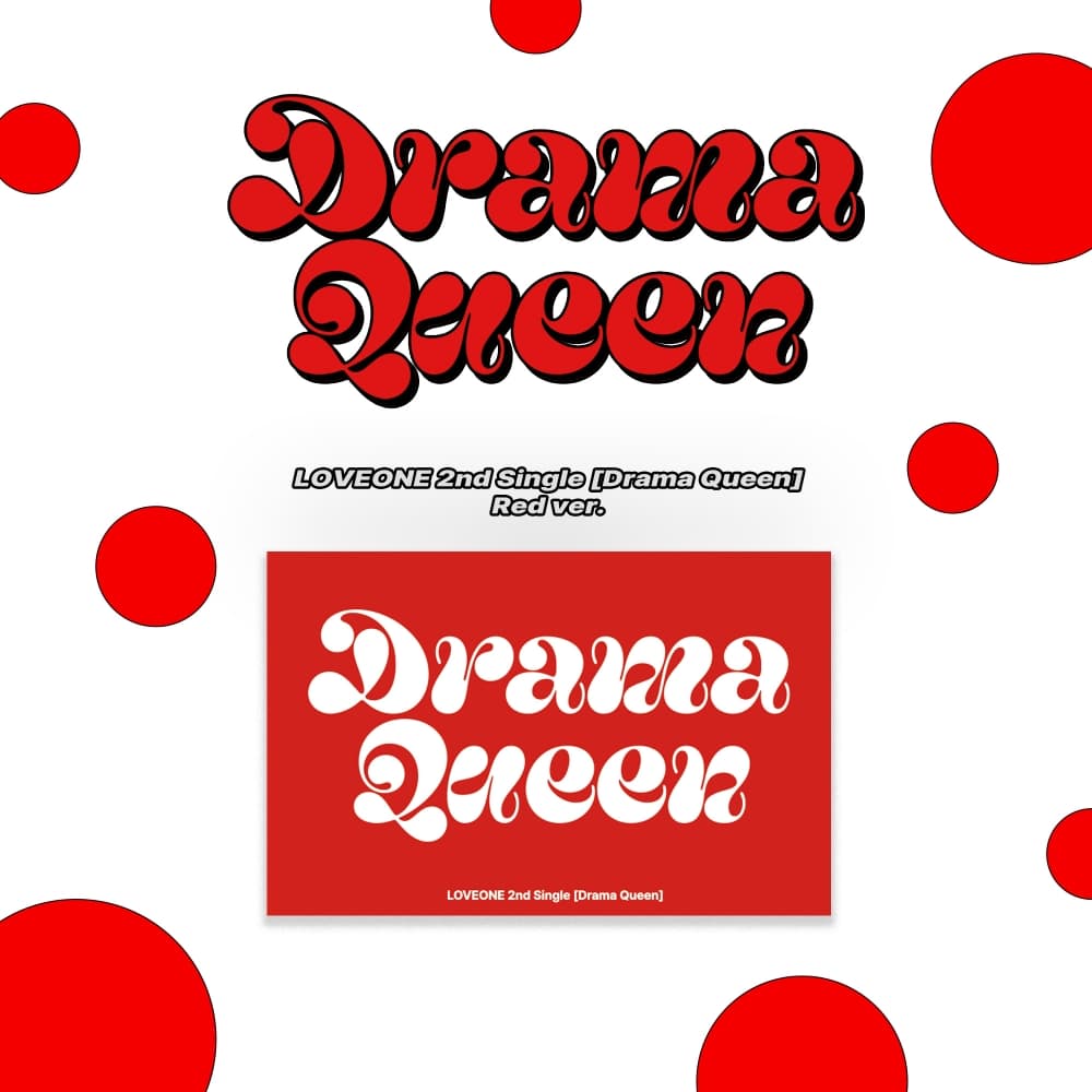 러브원 (LOVEONE) - 2nd Single [Drama Queen] (Red ver.)