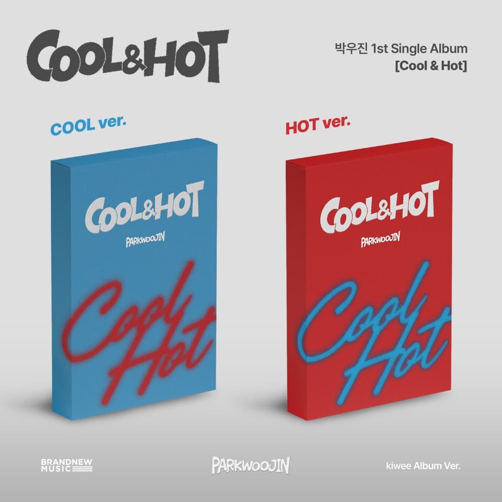 [세트/앨범2종] 박우진 (AB6IX) - 1st Single Album [Cool & Hot]
