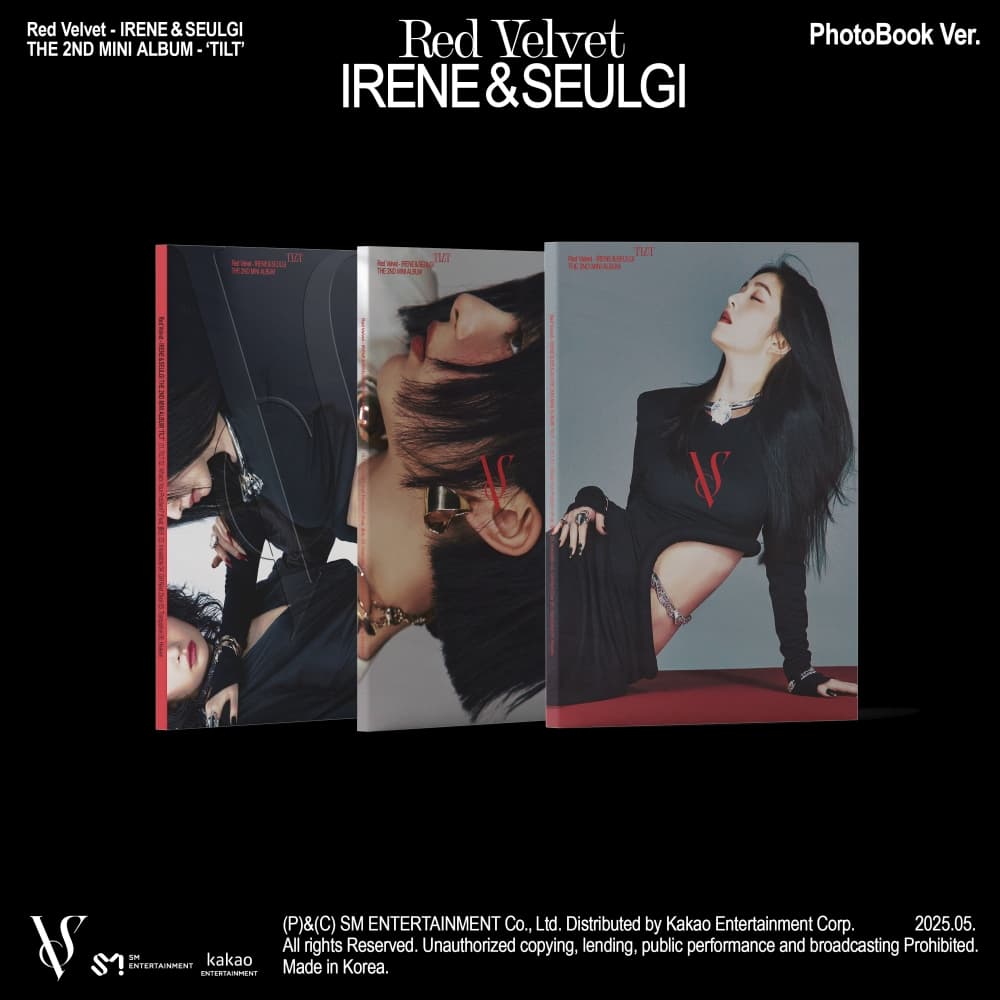 [세트/앨범3종] 레드벨벳-아이린&슬기 (Red Velvet - IRENE & SEULGI) - 미니2집 [TILT] (Photo Book Ver.)