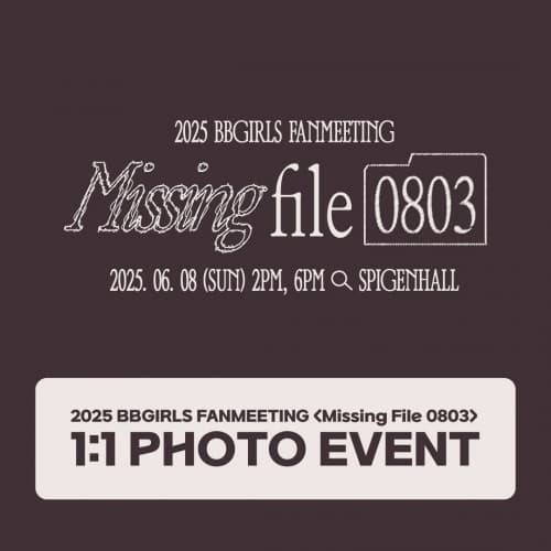 [6/8 1:1 PHOTO EVENT] 2025 BBGIRLS FANMEETING   [Missing File 0803]