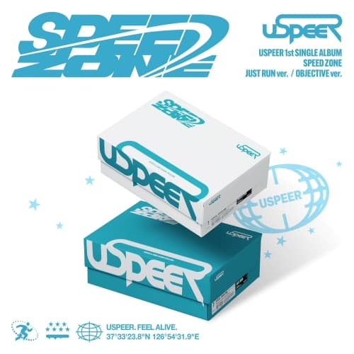 USPEER (유스피어) - 1st SINGLE ALBUM [SPEED ZONE] (랜덤)