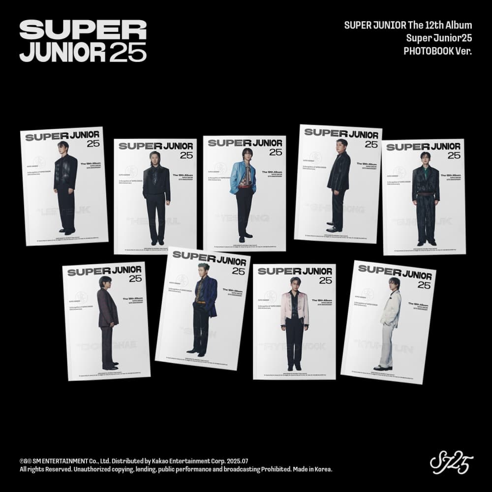 슈퍼주니어 (Super Junior) - 정규12집 [Super Junior25] (PHOTOBOOK Ver. / 랜덤)