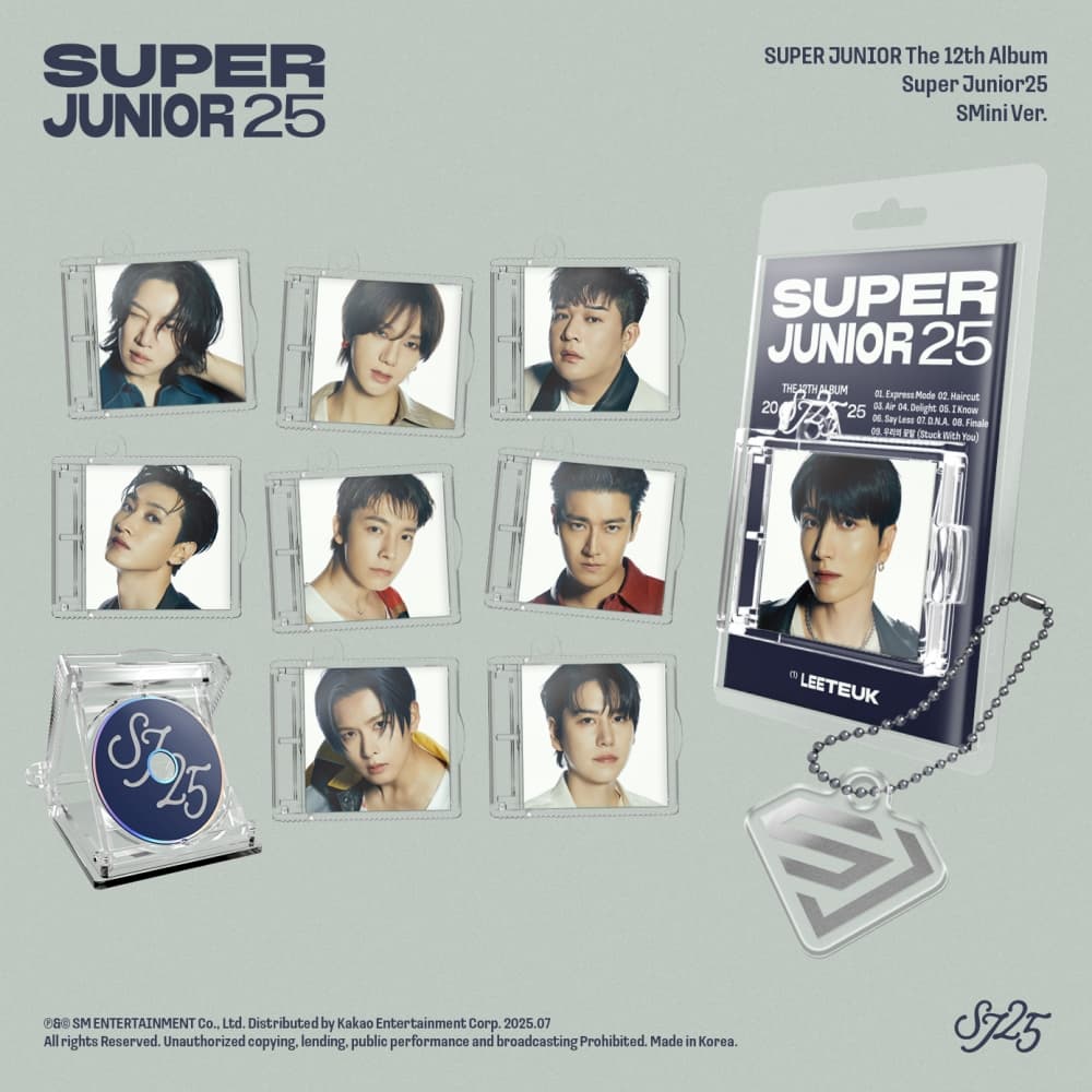 [세트/앨범9종] 슈퍼주니어 (Super Junior) - 정규12집 [Super Junior25] (SMini Ver.)(스마트앨범)
