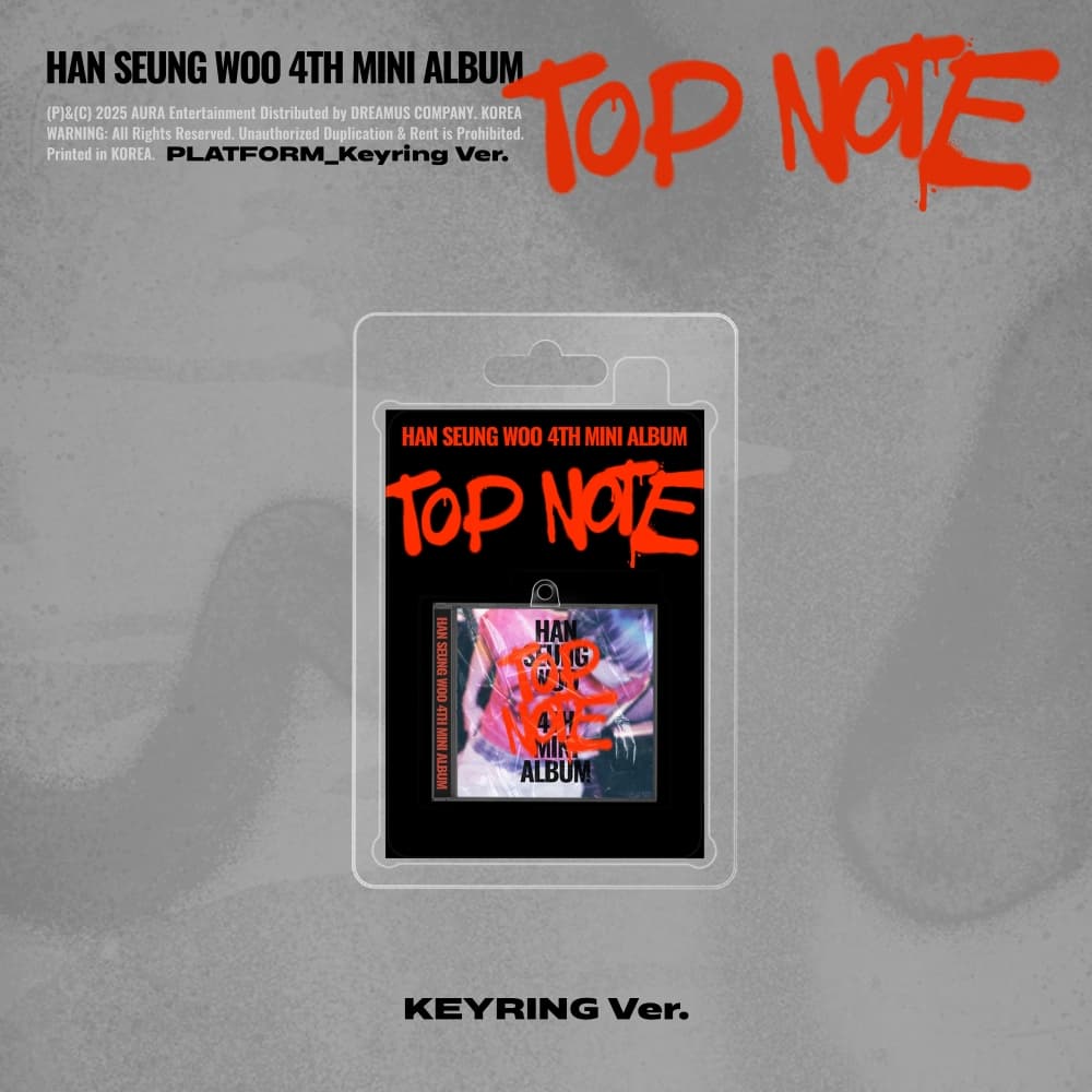 한승우 (HAN SEUNG WOO) - 4th Mini Album [TOP NOTE] (PLATFORM_Keyring Ver.)