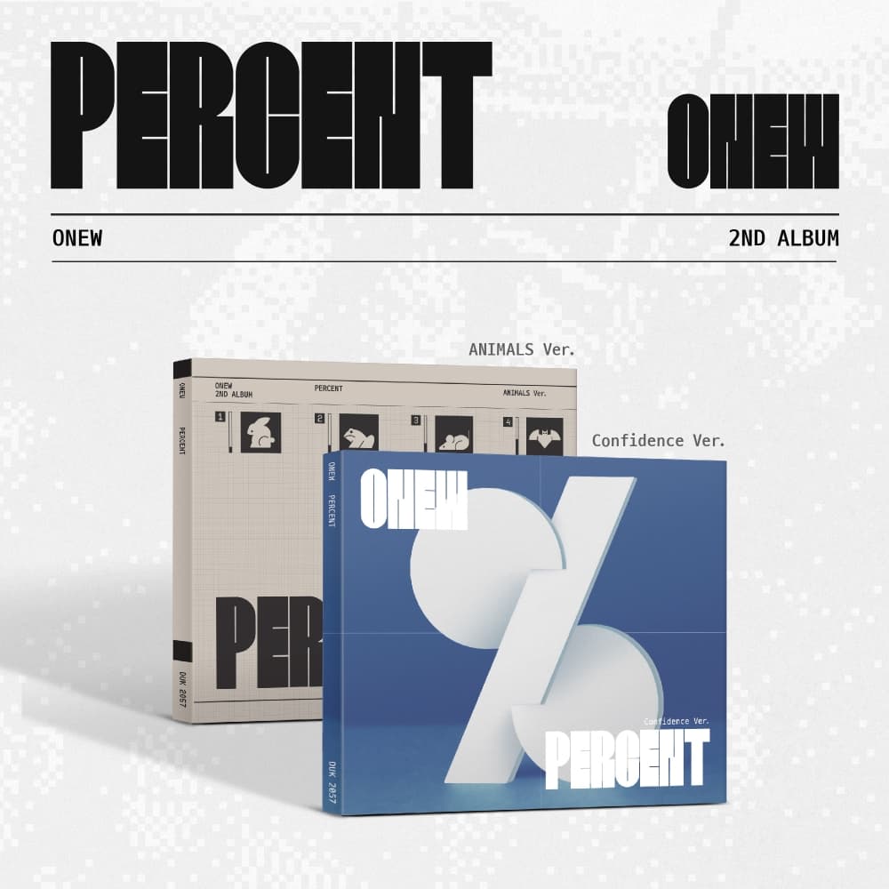 온유 (ONEW) - 정규앨범2집 [PERCENT] (Digipack Ver.) (랜덤)