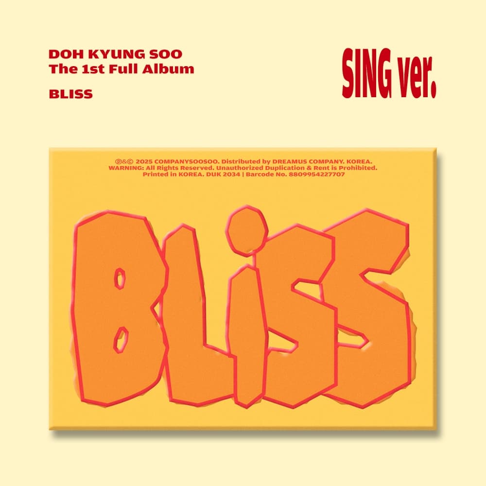 도경수 (D.O.) - The 1st Full Album [BLISS] (Sing Ver.)