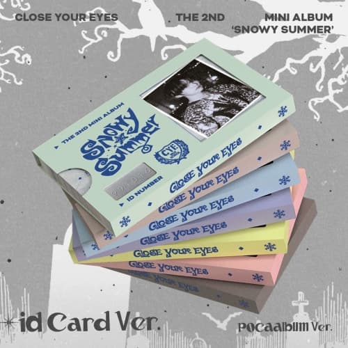 CLOSE YOUR EYES - The 2nd Mini Album [Snowy Summer] (ID Card Ver. / POCAALBUM) (랜덤)