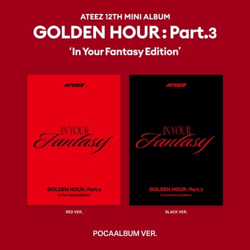 ATEEZ(에이티즈) - [GOLDEN HOUR : Part.3 ‘In Your Fantasy Edition’] (POCAALBUM VER.) (랜덤)