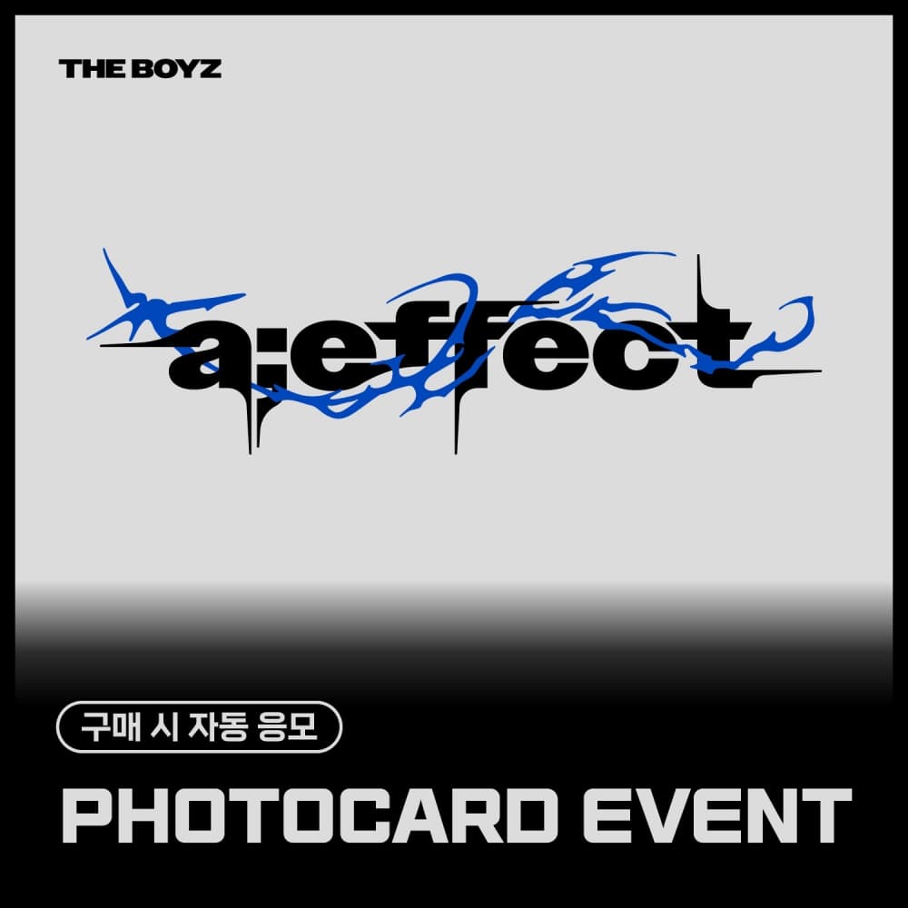 [PHOTOCARD EVENT] 더보이즈 (THE BOYZ) - The 10th Mini Album [a;effect] (Photobook / 랜덤)
