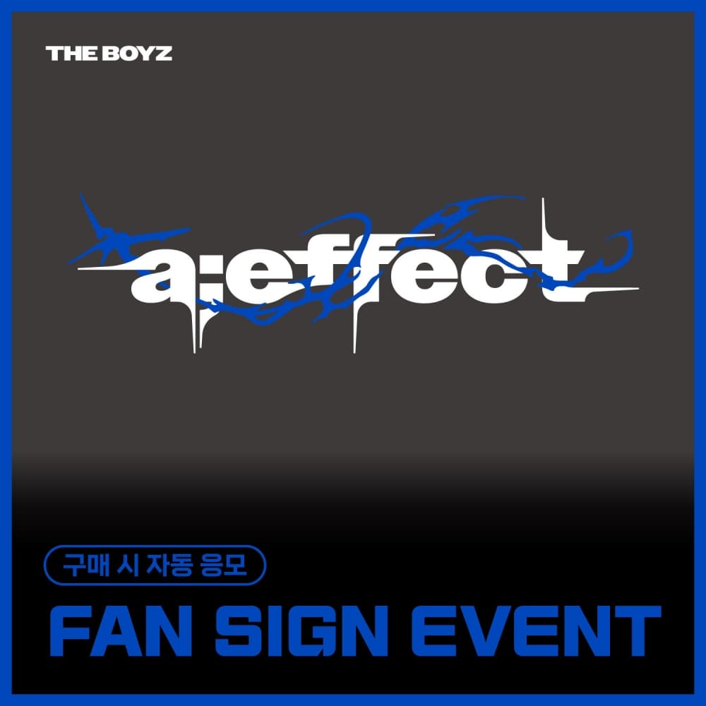 [8/1 FAN SIGN EVENT] 더보이즈 (THE BOYZ) - The 10th Mini Album [a;effect] (Photobook / 랜덤)