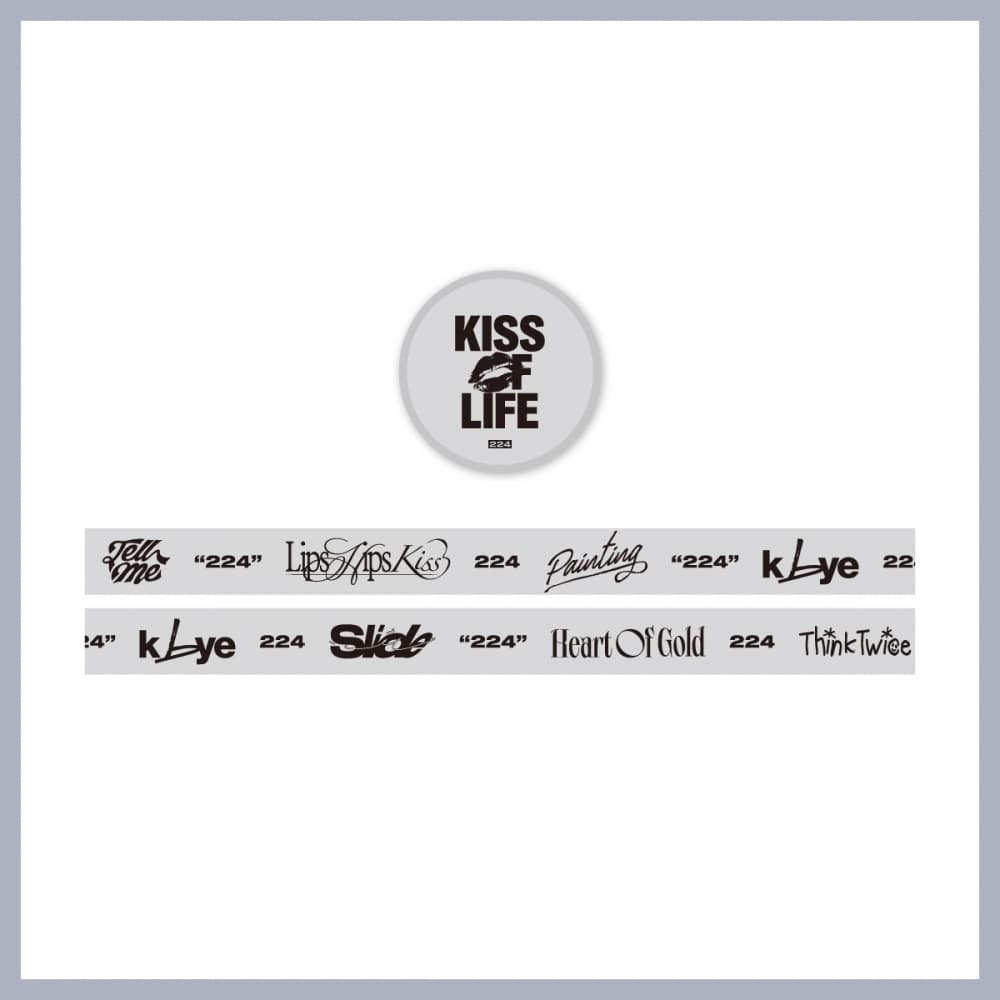 키스오브라이프(KISS OF LIFE)_01.마스킹테이프_KISS OF LIFE 4th Mini Album [224] JAPAN POP UP STORE OFFICIAL MD
