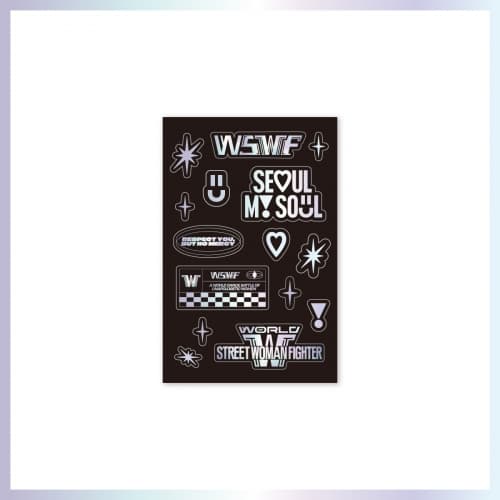 월드오브스우파(WSWF)_08.스티커_WORLD OF STREET WOMAN FIGHTER POP-UP STORE OFFICIAL MD