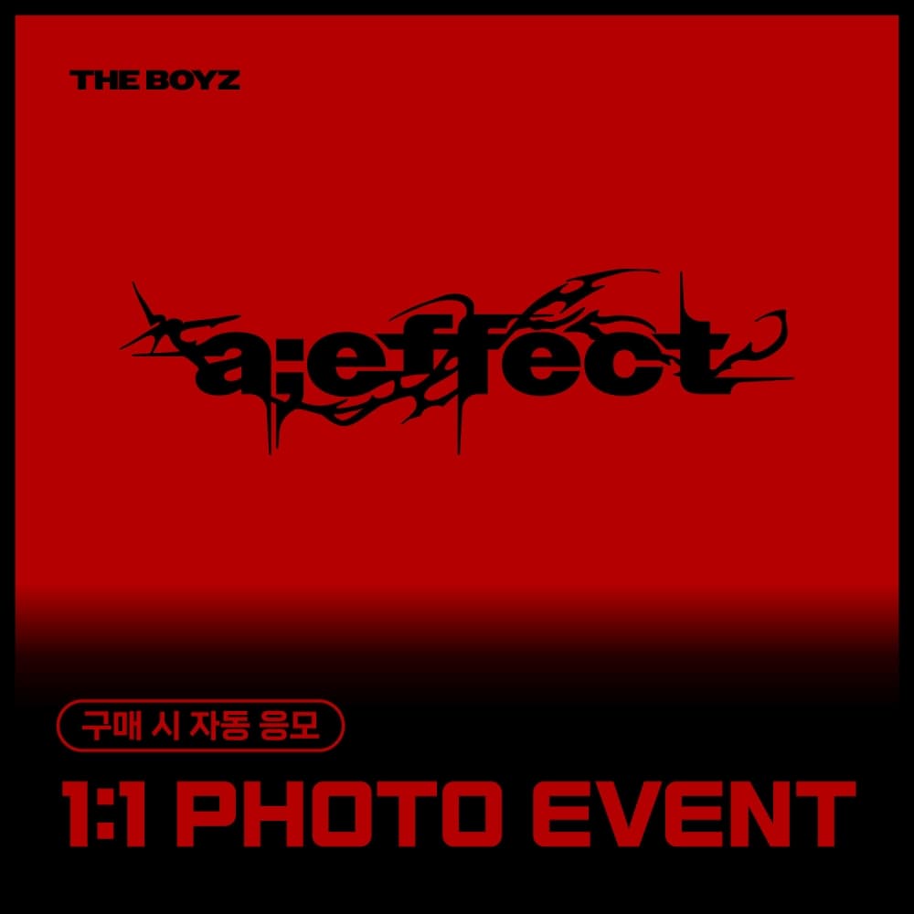 [9/4 1:1 PHOTO EVENT] THE BOYZ - The 10th Mini Album [a;effect] (Photobook / 随机)