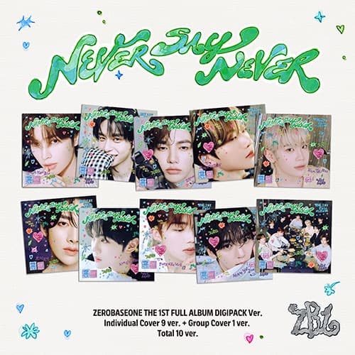 ZEROBASEONE - THE 1ST FULL ALBUM [NEVER SAY NEVER] (DIGIPACK Ver.) (랜덤)