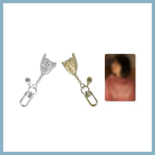 【朴珍荣_BlossomNyoung】未知的首尔_09.METAL KEYRING&PHOTOCARD SET_2025 未知的首尔 POP-UP STORE_OFFICIAL MD