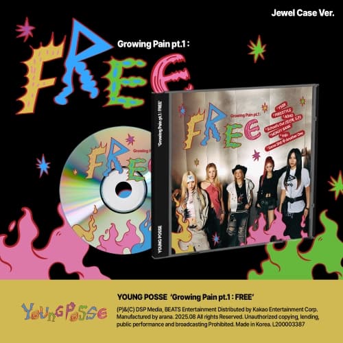 YOUNG POSSE (영파씨) - EP [Growing Pain pt.1 : FREE] (Jewel Case Ver.)