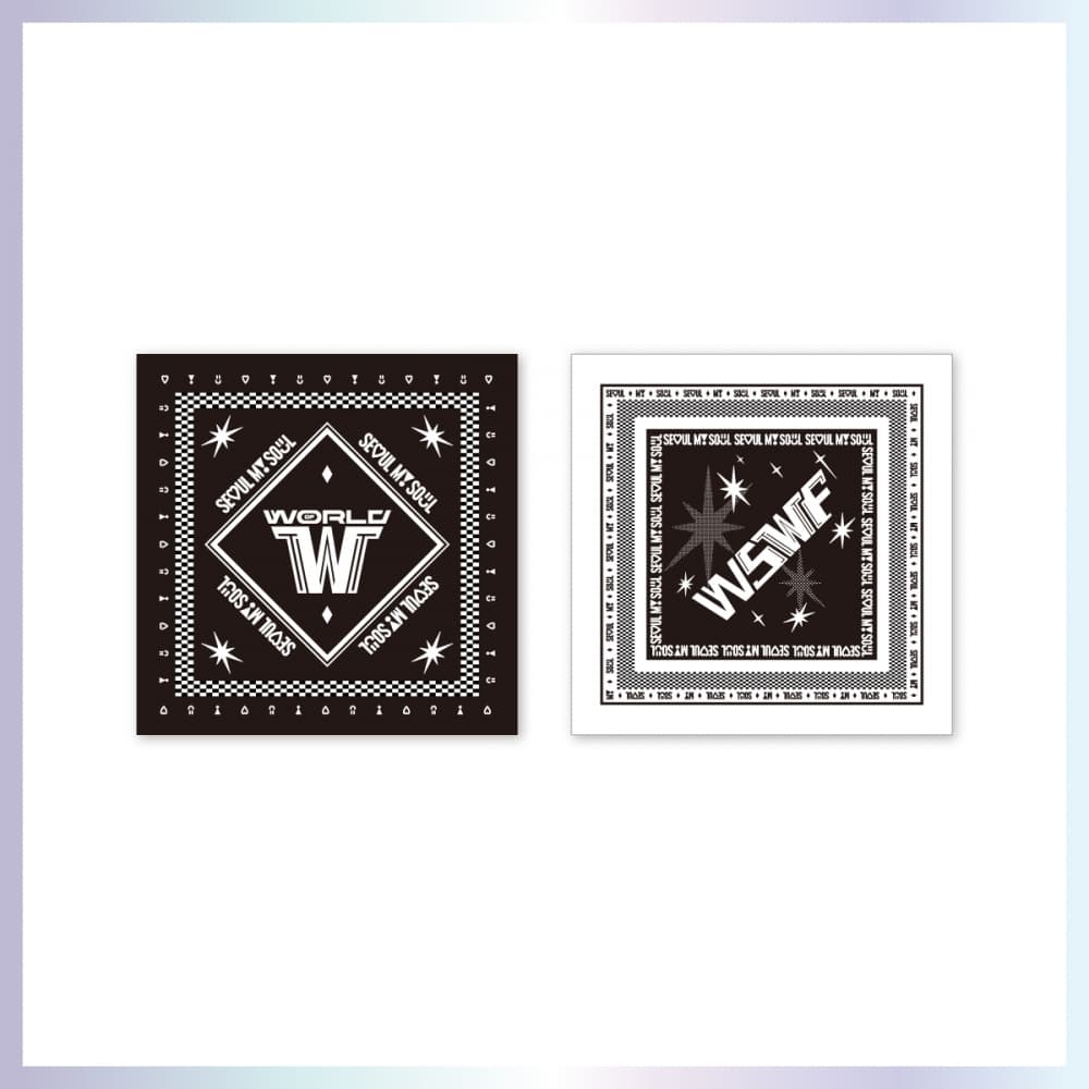 【剧博小卫星】WSWF_05.BANDANA_WORLD OF STREET WOMAN FIGHTER POP-UP STORE OFFICIAL MD