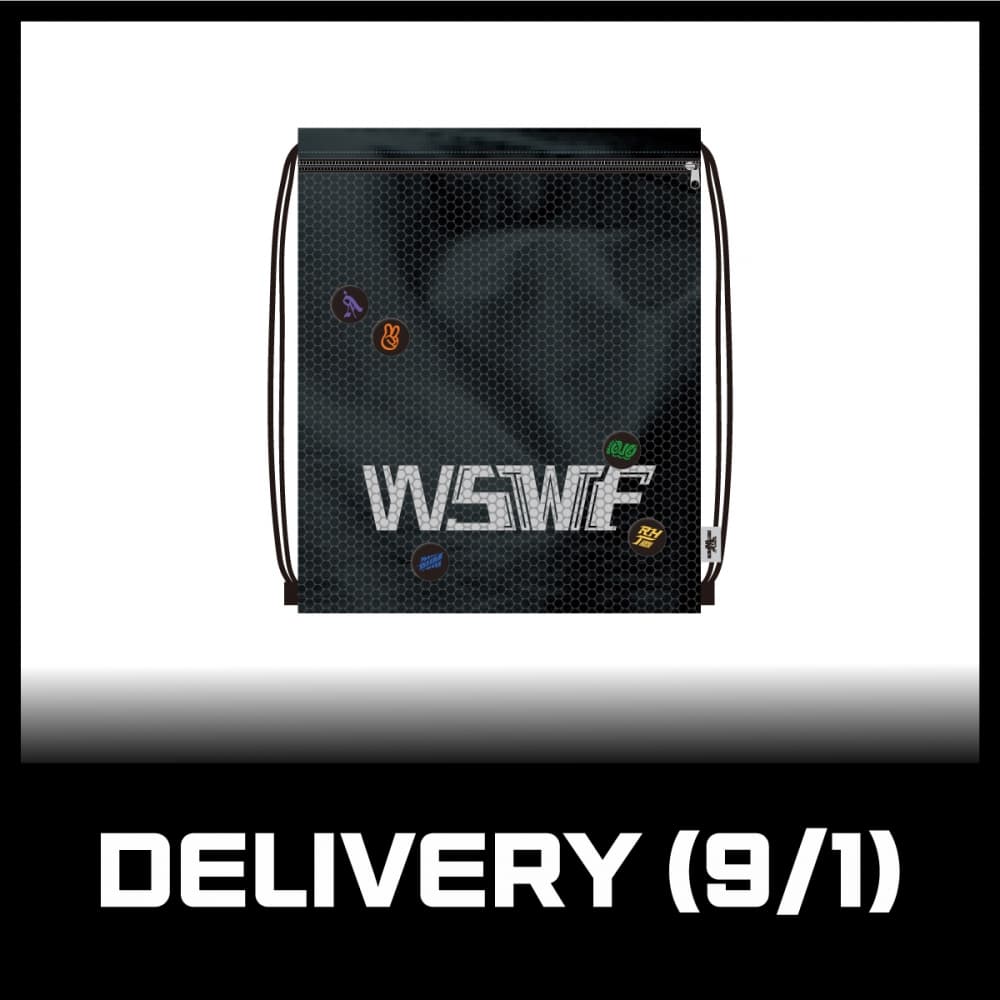 街头女战士3(WSWF)_04.STRING BAG & PIN BUTTON SET_WORLD OF STREET WOMAN FIGHTER [THE REAL STAGE] TOUR OFFICIAL MD