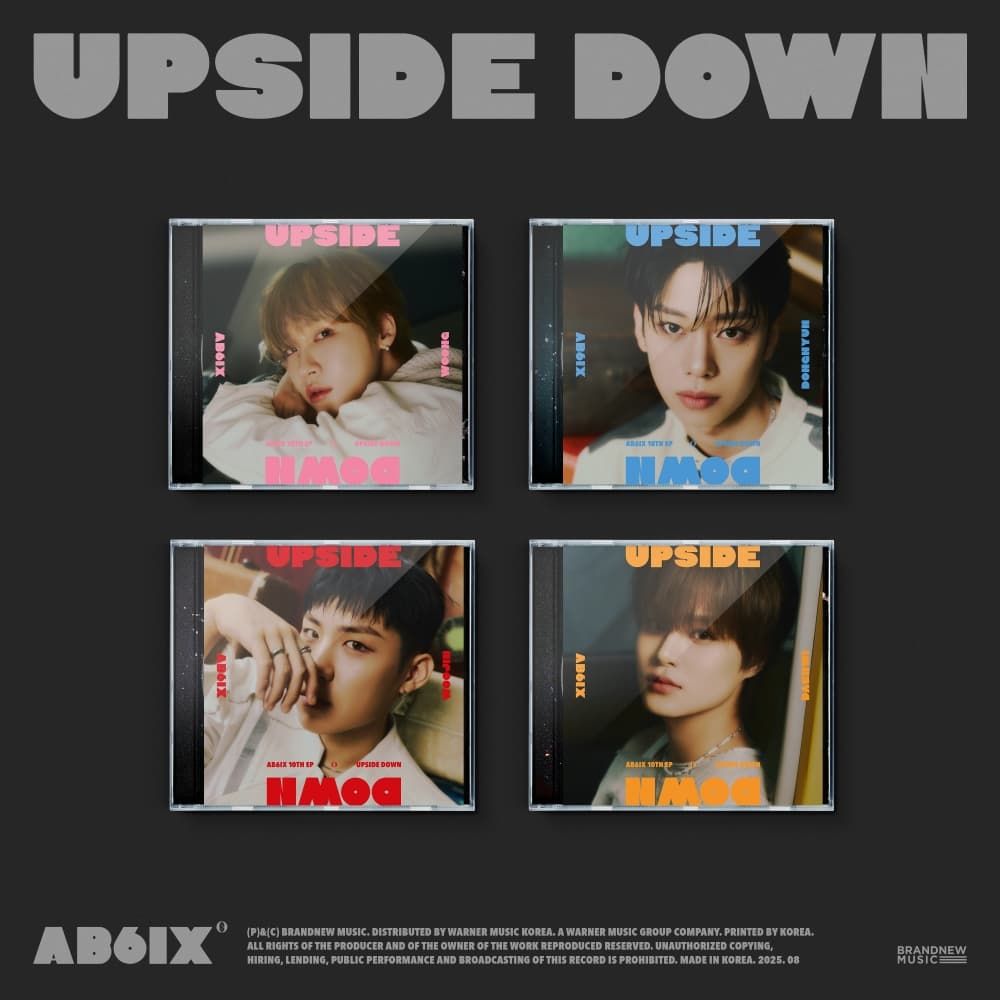 [세트/앨범4종] AB6IX (에이비식스) - 10TH EP [UPSIDE DOWN] (JEWEL VER.)