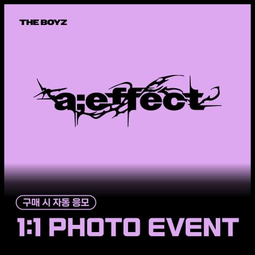[10/30 1:1 PHOTO EVENT] THE BOYZ - The 10th Mini Album [a;effect] (Photobook / 随机)