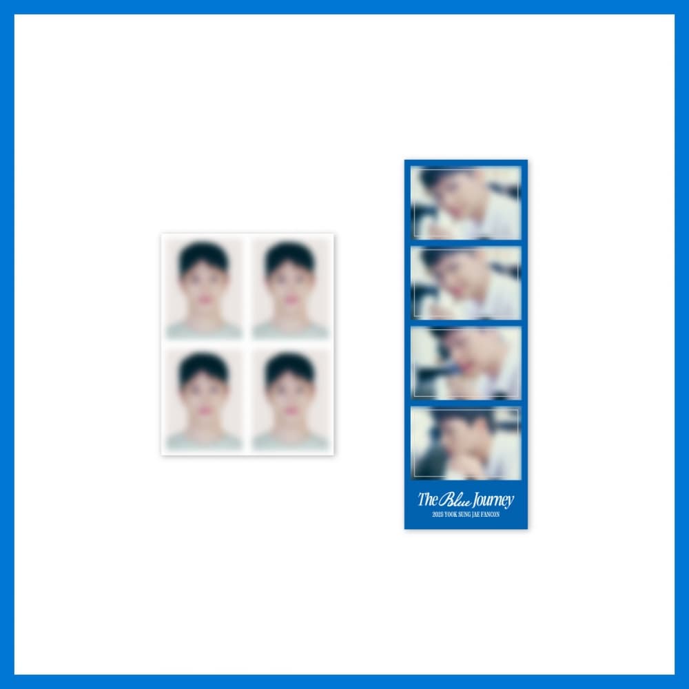 육성재(YOOK SUNGJAE)_04.증명사진&네컷포토 스티커 세트_2025 YOOK SUNG JAE FANCON [THE BLUE JOURNEY] OFFICIAL MD