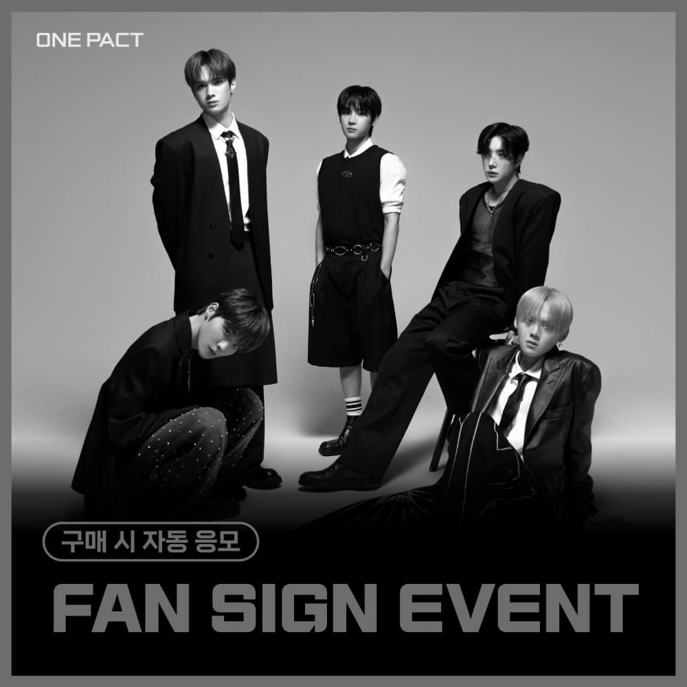 [8/30 FAN SIGN EVENT] ONE PACT - 4th Mini Album [ONE FACT] (随机)
