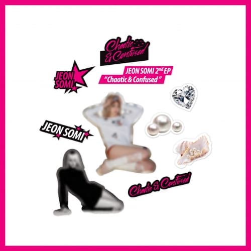 JEON SOMI_1.STICKER PACK_2nd EP [Chaotic & Confused] OFFICIAL MD