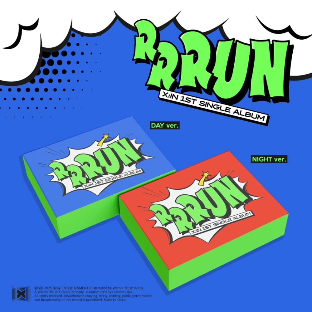 엑신 (X:IN) - RRRUN (DAY ver., NIGHT ver.) (랜덤)