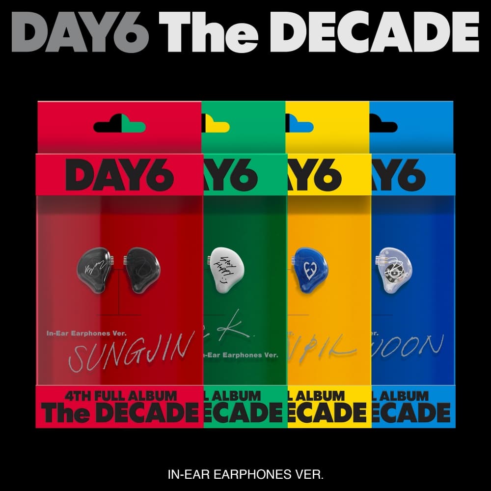 [세트/앨범4종] 데이식스 (DAY6) - The DECADE (이어폰반)