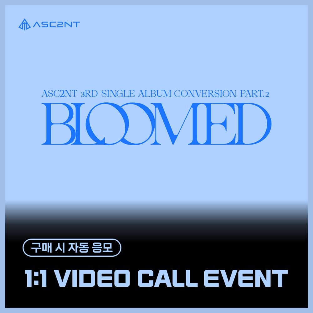 [8/29 1:1 VIDEO CALL EVENT] ASC2NT(어센트) - 3rd Single Album [Conversion Part.2]