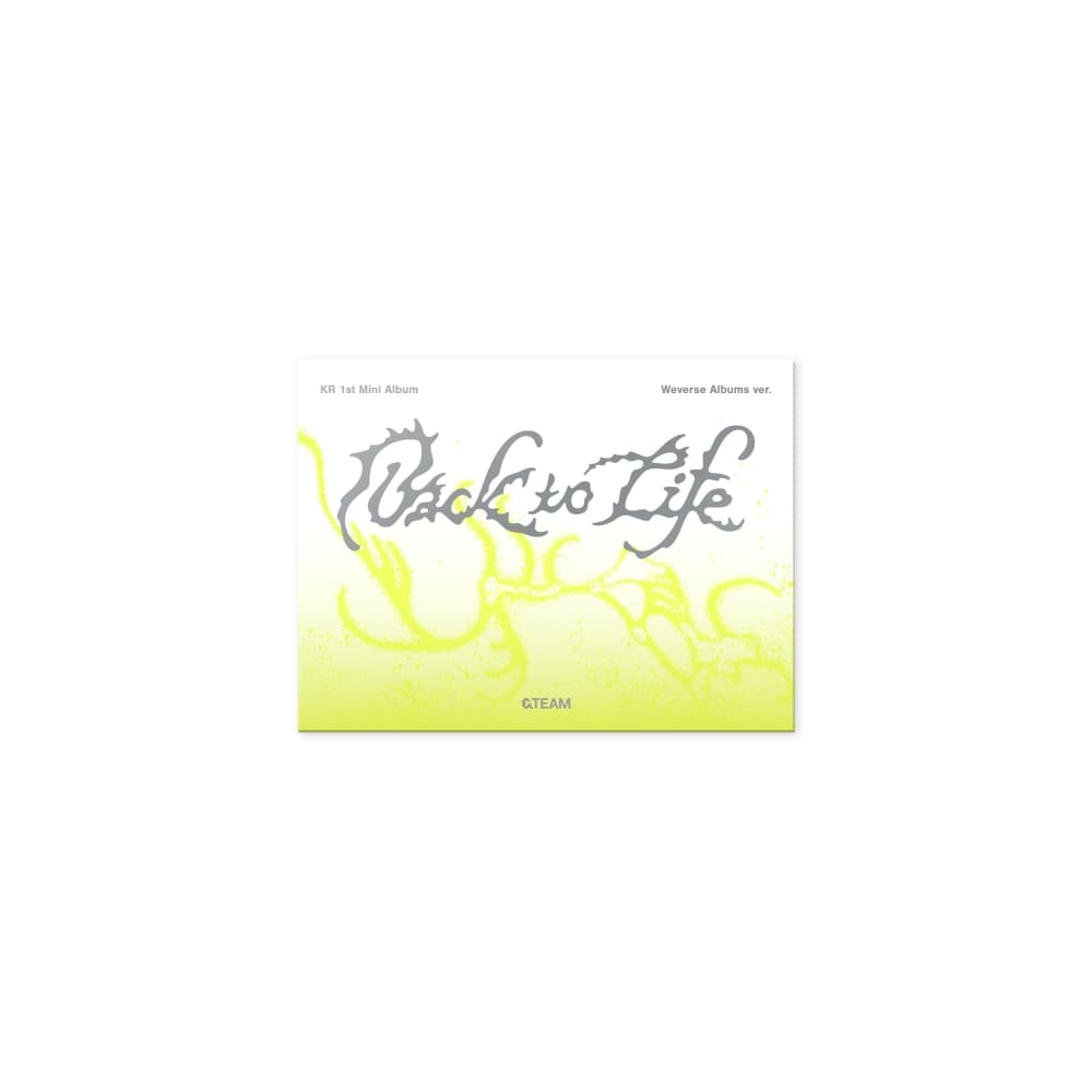 &TEAM (앤팀) - KR 1st Mini Album [Back to Life] Photocard Box (Weverse Albums ver.)