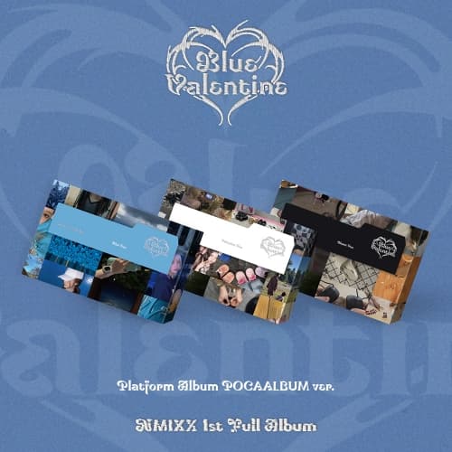 [세트/앨범3종] NMIXX (엔믹스) - 1st Full Album [Blue Valentine] (Platform Album POCAALBUM Ver.)