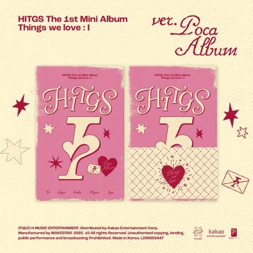 HITGS (힛지스) The 1st Mini Album - Things we love : I (POCA)