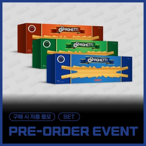 [PRE-ORDER EVENT / SET] 르세라핌 (LE SSERAFIM) - 1st Single Album 'SPAGHETTI'