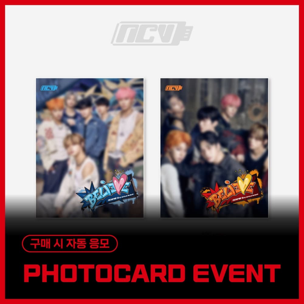 [PHOTOCARD EVENT] NCHIVE - 2nd Single Album [BELIEVE] (EVER VER.) (随机)