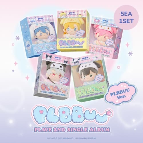 [세트 / 5종] 플레이브 (PLAVE) - 2nd Single Album 'PLBBUU' (PLBBUU Ver.)