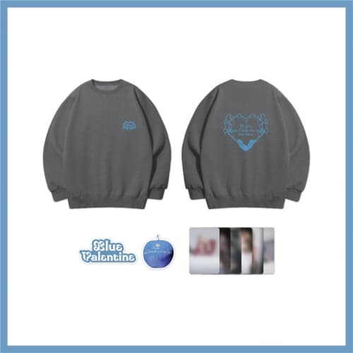 엔믹스(NMIXX)_08.SWEATSHIRT & DIY PATCH SET_POP-UP STORE [Blue Valentine: inside the heart] OFFICIAL MD