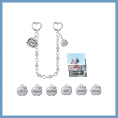 NMIXX_13.MINI CHAIN STRAP_POP-UP STORE [Blue Valentine: inside the heart] OFFICIAL MD