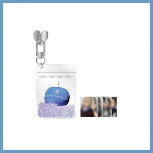 NMIXX_11.ZIPPER POUCH KEYRING_POP-UP STORE [Blue Valentine: inside the heart] OFFICIAL MD